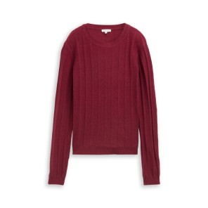 Tom Tailor trui uni Burgundy